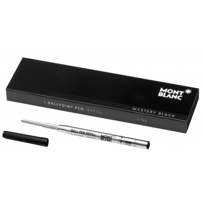 Montblanc 105154 Fillers, Ballpoint, Mystery Black, (F)