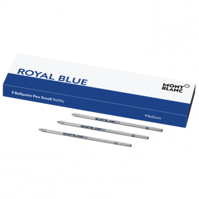 Montblanc 128223 Refills Ballpoint Small, Royal Blue, (M)