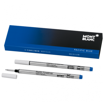 Montblanc 110150 Refills, Fineliner, Pacific Blue, (M)