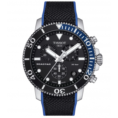 Tissot Seastar 1000 PROFESSIONAL T120.417.17.051.03 Quartz Chronograf, Vode odolnosť 300M, 45.50 mm