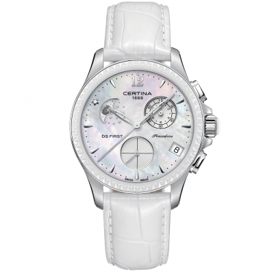 Certina DS First Lady C030.250.16.106.00 Moonphase, Quarz-Chronograph, 38 mm