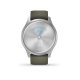 Garmin Vivomove Style, Silver-Moss Green 010-02240-21 42 mm, Corning Gorilla® Glass, Vode odolnosť 50M