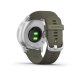 Garmin Vivomove Style, Silver-Moss Green 010-02240-21 42 mm, Corning Gorilla® Glass, Wasserdicht  50M