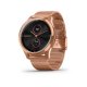 Garmin Vivomove Luxe, 18K Rose Gold, Milanese 010-02241-24 42 mm, Zafírové sklíčko, Vode odolnosť 50M