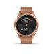 Garmin Vivomove Luxe, 18K Rose Gold, Milanese 010-02241-24 42 mm, Corning Gorilla® Glass, Wasserdicht  50M