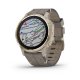 Garmin Fenix 6S Sapphire, Light Gold-tone, Shale Gray Leather Band 010-02159-40 42 mm, Zafír,1 ks extra silikonový remienok