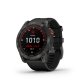 Garmin Fénix 7 X Solar, Slate Gray, Black Band 010-02541-01 51 mm, Touch screen, Solar