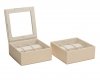 Wolf 1834 STACKABLE SET OF 2 - 6 PIECE WATCH TRAYS 319653 
