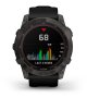 Garmin Fénix 7 X Solar, Slate Gray, Black Band 010-02541-01 51 mm, Touch screen, Solar