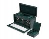 Wolf 1834 British Racing Green Triple Watch Winder 792341 Na 3ks hodín, 45.09CM D X 19.69CM Š X 24.77CM V