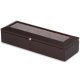 Wolf 1834 VM Brown 800672 Uhrenbox, 5 stuck, 36.5 x 12.7 x 8.2 cm