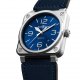 Bell & Ross BR 03 AUTO BLUE STEEL BR0392-BLU-ST/SCA Ocel, 42 mm