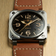 Bell & Ross BR 03 AUTO GOLDEN HERITAGE BR0392-GH-ST/SCA Steel, 42 mm
