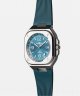 Bell & Ross BR 05 GMT Sky Blue BR05G-PB-ST/SRB Stahl, 41 mm