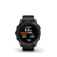 Garmin Epix Pro (g2) Sapphire, 47mm, Carbon Gray DLC Titanium, Black Leather Band 010-02803-30 47 mm, AMOLED displej