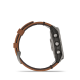 Garmin Fénix 7 X, Sapphire Solar, Titanium, Chestnut Leather Band 010-02541-19 51 mm, Dotykový displej, Solar