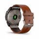 Garmin Fénix 7 X, Sapphire Solar, Titanium, Chestnut Leather Band 010-02541-19 