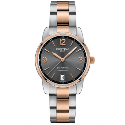 Certina DS Podium Lady C034.210.22.087.00 Water resistance 100M, Quartz, 33 mm