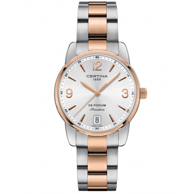 Certina DS Podium Lady C034.210.22.037.00 Wasserdicht 100M, Quartz, 33 mm