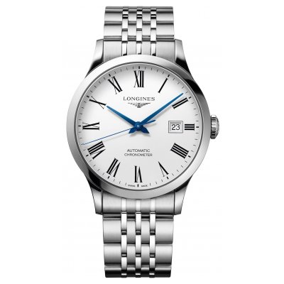 Longines Record L2.821.4.11.6 Roman Numerals, Automatic, 40 mm