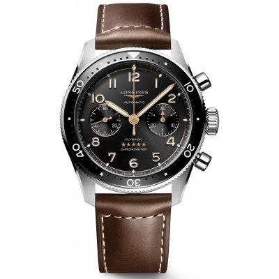 Longines Spirit Flyback Chronograph L3.821.4.53.2 Automat, Voděodolnost 100M, 42 mm