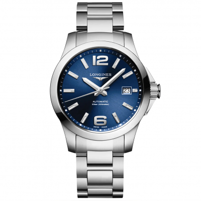 Longines Conquest L3.776.4.99.6 Automat, Vode odolnosť 300M, 39 mm