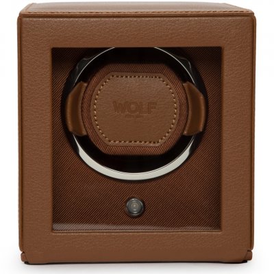 Wolf 1834 Cub Winder With Cover 461127 singe watch, 14CM L X 15.4CM W X 14.8CM H