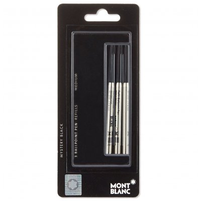 Montblanc 107867 Tuhy, Set Ballpoint 3ks, Mystery Black, (M)