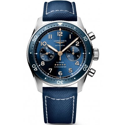 Longines Spirit Flyback Chronograph L3.821.4.93.2 Automatik, Wasserdicht 100M,  42 mm