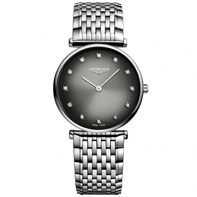 Longines La Grande Classique de Longines L4.512.4.77.6 Diamante, Quartz, 29 mm