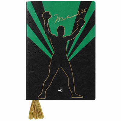 Montblanc Fine Stationery Great Characters Muhammad Ali 130297 Notes #146, linajky, 15 x 21 cm