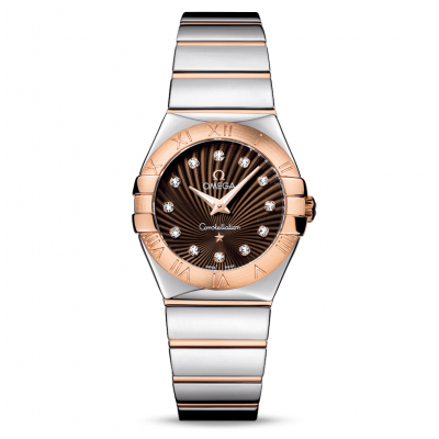 Omega Constellation 123.20.27.60.63.002 Diamanty, Zlato, Quartz, 27 mm