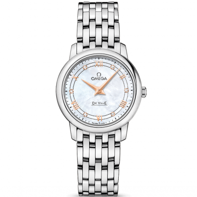 Omega De Ville Prestige 424.10.27.60.55.001 Diamanty, Quartz, 27.40 mm