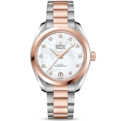 Omega Seamaster Aqua Terra 150M 220.20.34.20.55.001 Gold&Diamonds, Automatic, 34 mm