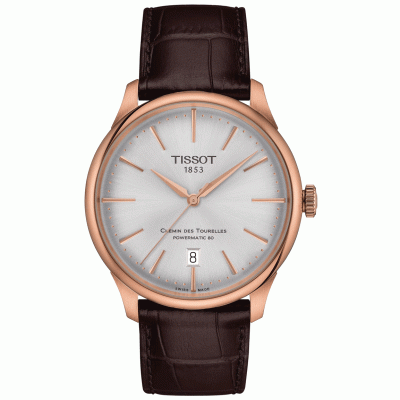 Tissot T-Classic Chemin des Tourelles T139.807.36.031.00 Powermatic 80, 39 mm