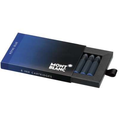 Montblanc 105193 Ink Cartridges, Royal Blue, 8ks