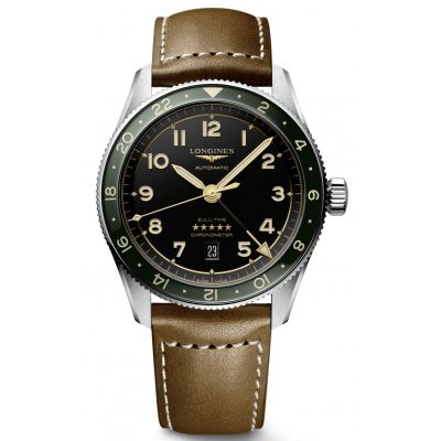 Longines Spirit Zulu Time L3.812.4.63.2 GMT, Automat, Voděodolnost 100M, 42 mm