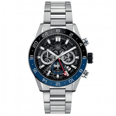 TAG Heuer Carrera CBG2A1Z.BA0658 HEUER 02, GMT, Wasserdicht  100M, 45 mm