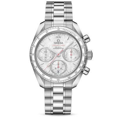 Omega Speedmaster 38 324.30.38.50.55.001 Diamante, Automatik Chronograph, 38 mm