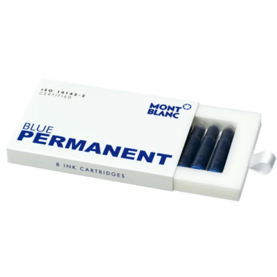 Montblanc 128208 Bombičky, Permanent Blue, 8ks