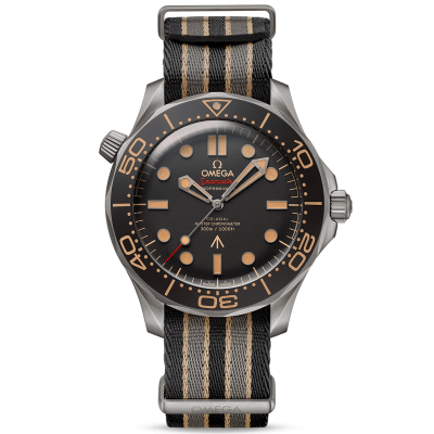 Omega Seamaster Diver 300M 007 Edition 210.92.42.20.01.001 James Bond, Titanium, NATO, 42 mm