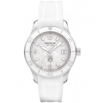 Montblanc 1858 Collection Iced Sea  Automatic Date 0 Oxygen 134025 Keramická luneta, Automat, 38 mm