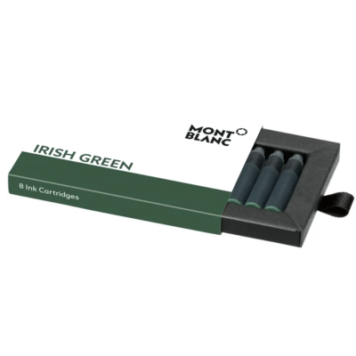 Montblanc 128204 Ink Cartridges, Irish Green, 8pcs