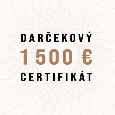 Dárkový certifikát 30 000 Kč