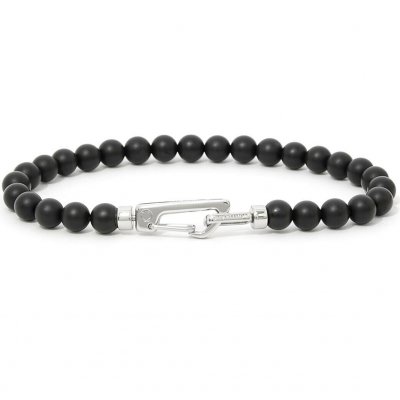 Montblanc 12382863 Bracelet, Onyx, (M)