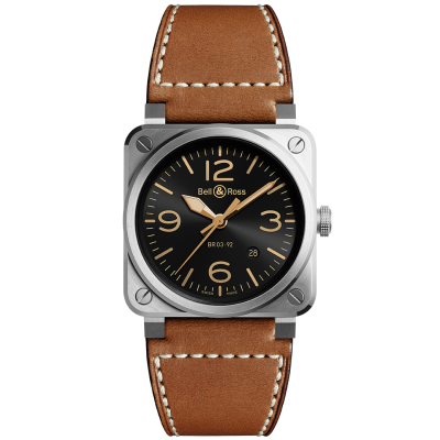 Bell & Ross BR 03 AUTO GOLDEN HERITAGE BR0392-GH-ST/SCA Steel, 42 mm