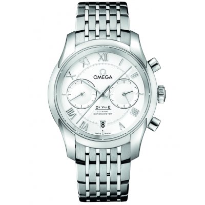 Omega De Ville 431.10.42.51.02.001 Römische Ziffern, Automatik Chronograph, 42 mm