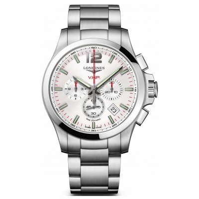 Longines Conquest V.H.P L3.727.4.76.6 Quartz, Chronograf, 44 mm