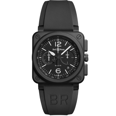 Bell & Ross BR 03 CHRONO BLACK MATTE BR0394-BL-CE Keramika, 42 mm