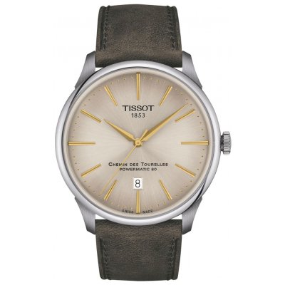 Tissot T-Classic Chemin des Tourelles T139.407.16.261.00 Powermatic 80, 42 mm